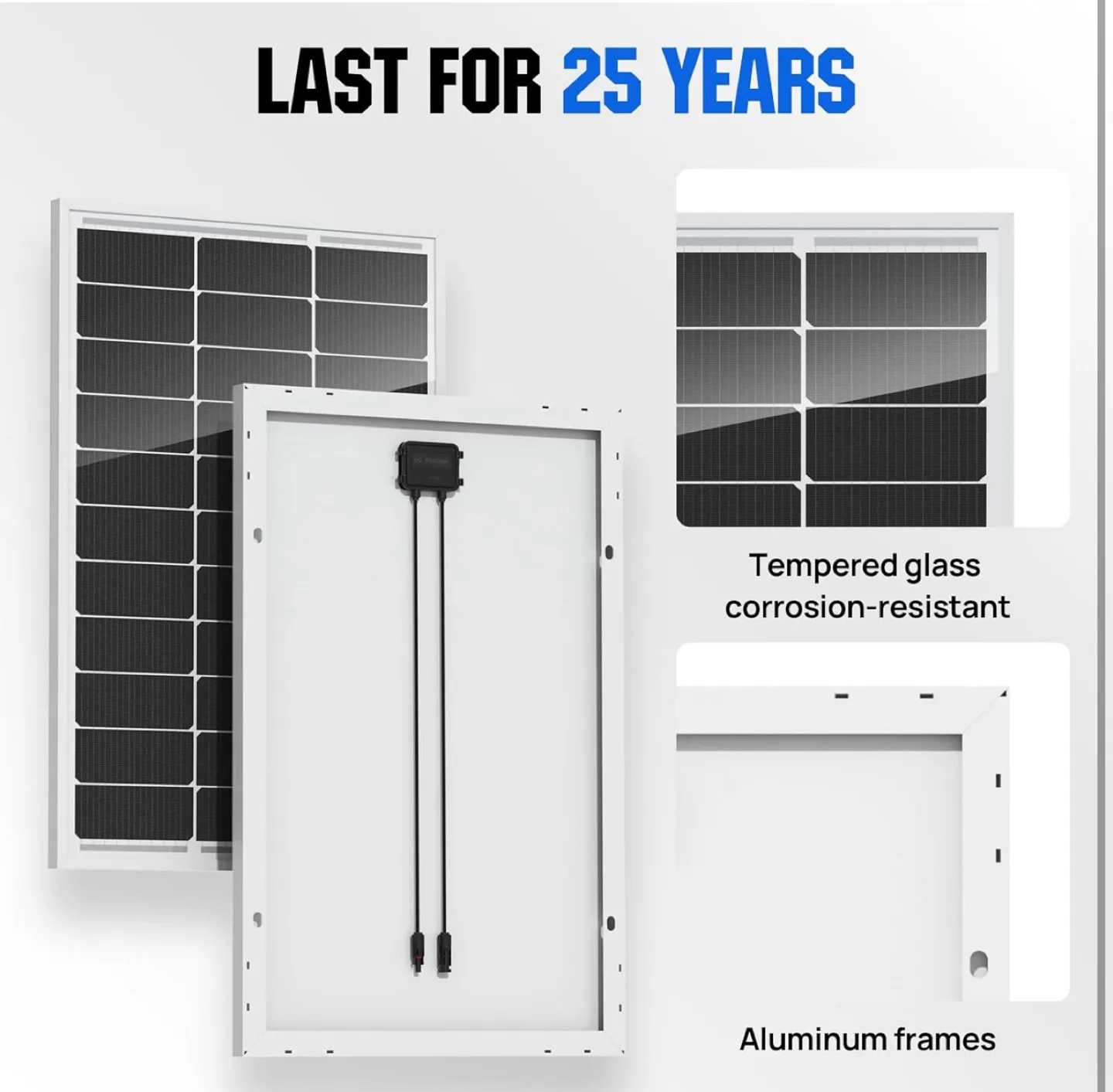 200W Portable Solar Panel Kit - for RV, Boat, and Home Use image indicator(7)