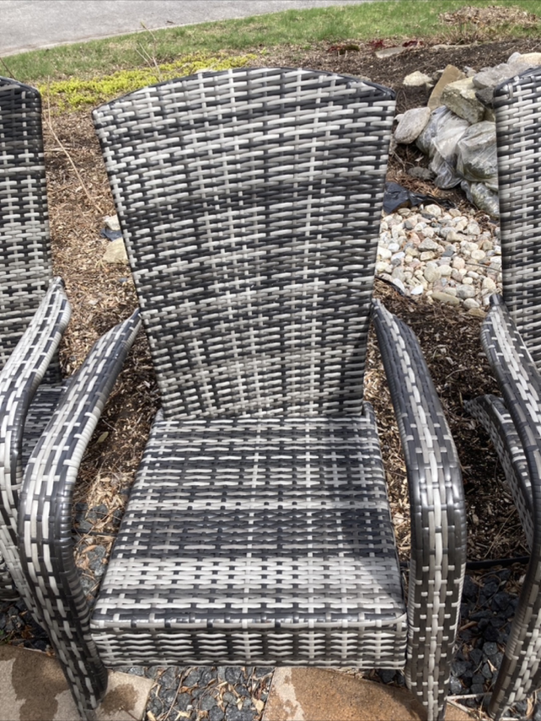 Four Outsunny Wicker Patio Chairs - photo 3