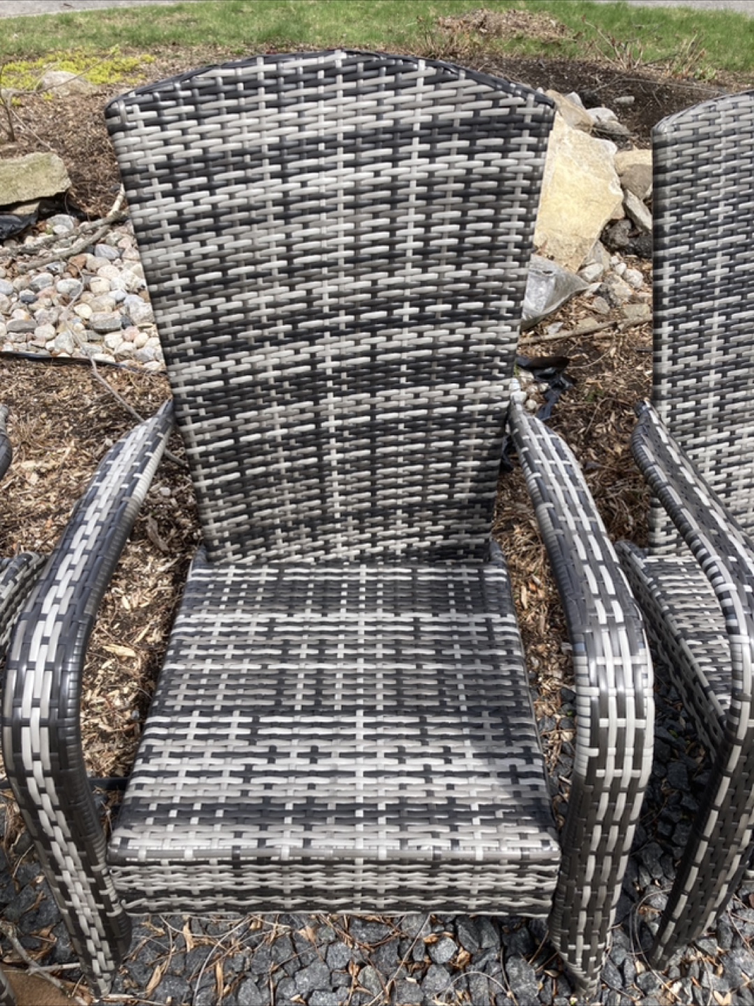 Four Outsunny Wicker Patio Chairs - photo 2