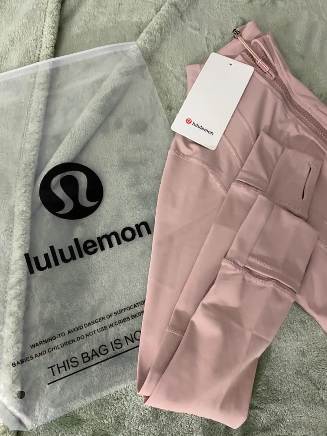 Lululemon Full-Zip Jacket - Size 2- Dusty Rose thumbnail
