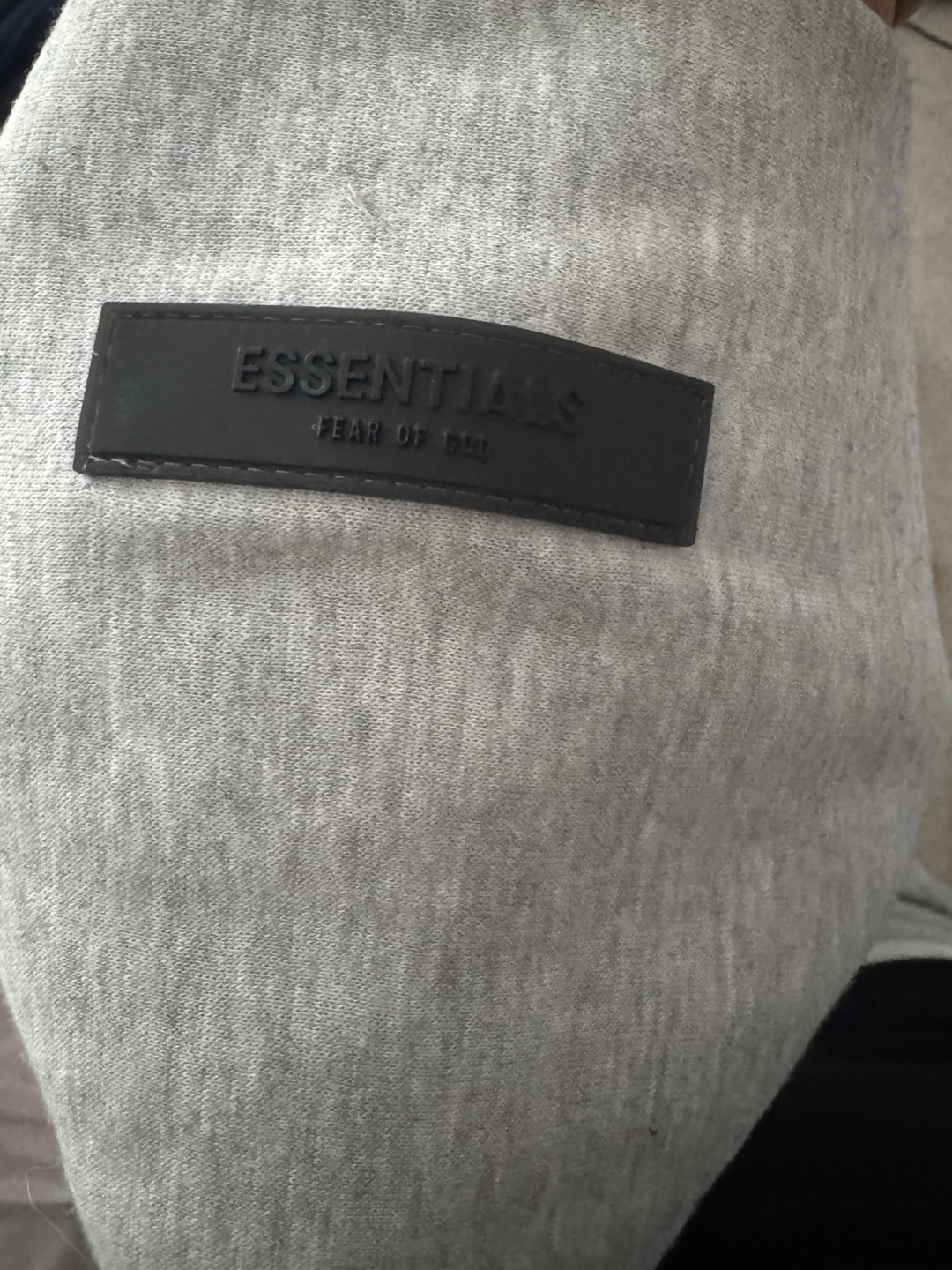 Fear of God Essentials Grey Hoodie Size Small - photo 3