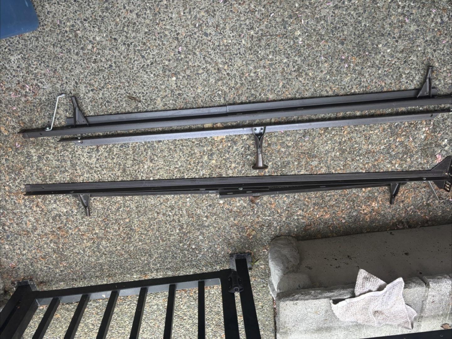 Used Double adjustable Bed Frame