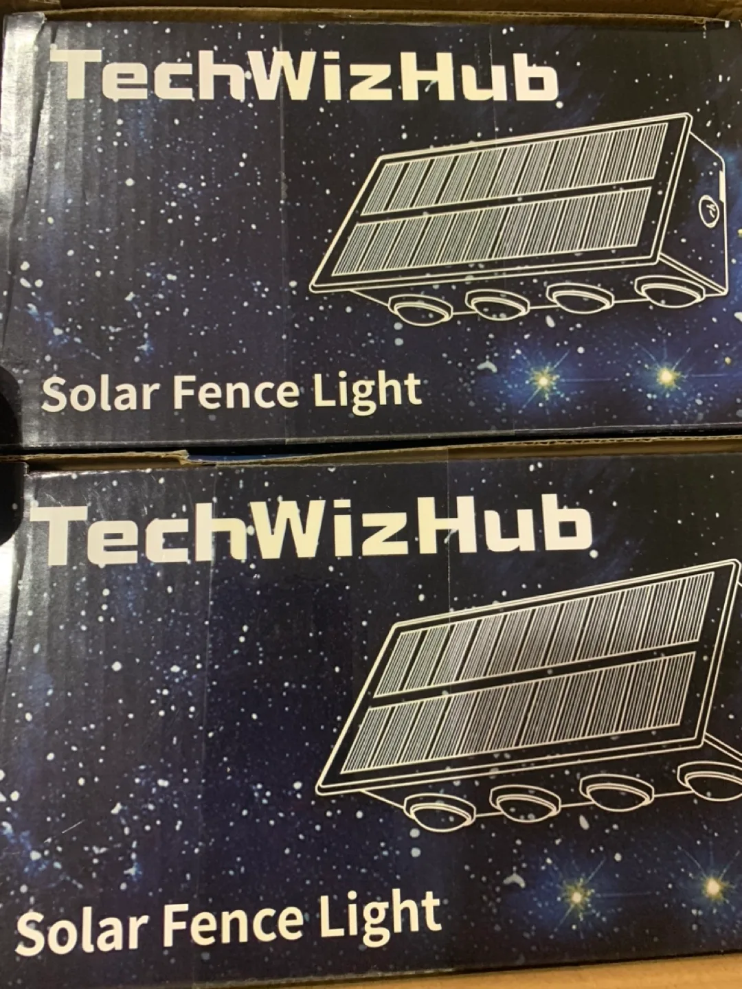 TechWizHub Solar Fence Light - thumbnail