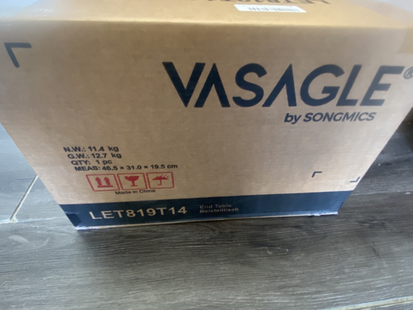 BNIB 2 white bedside or Living room table - photo 4