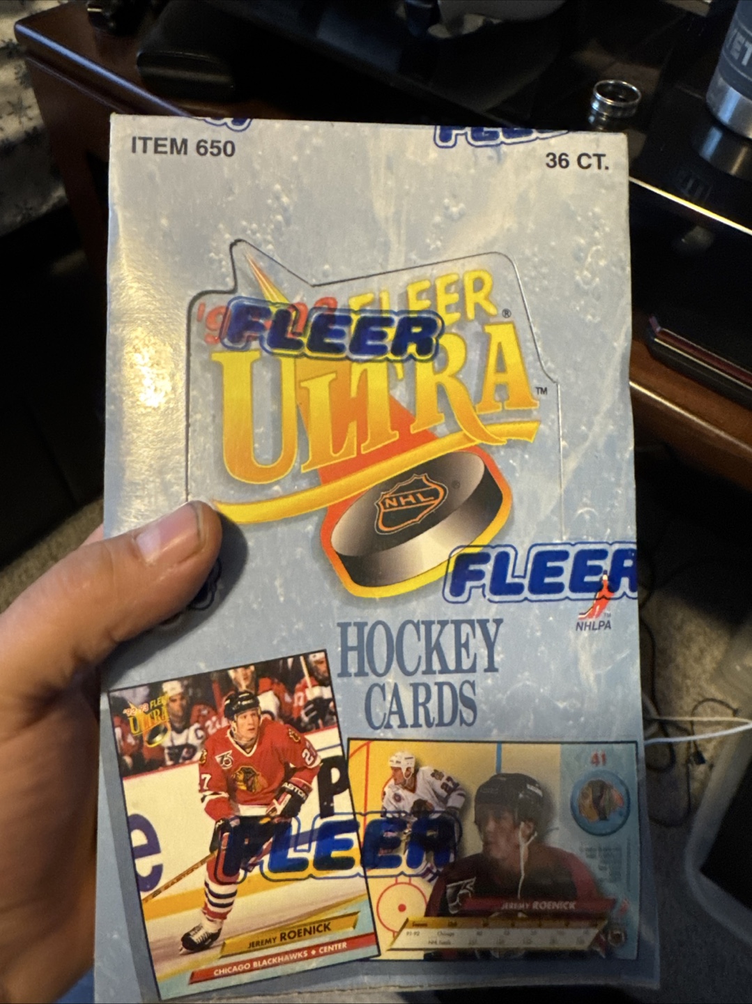 Sealed hockey cards