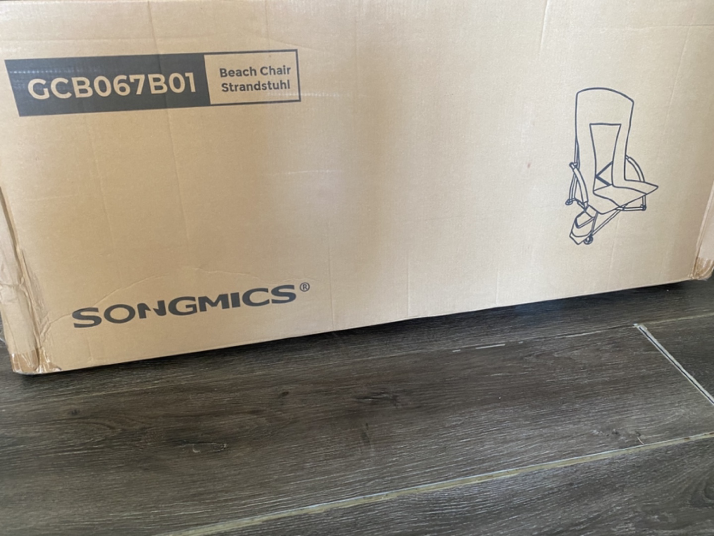 BNIB Set of 2 Foldbale Beach Chair  with Cup Holder - photo 5