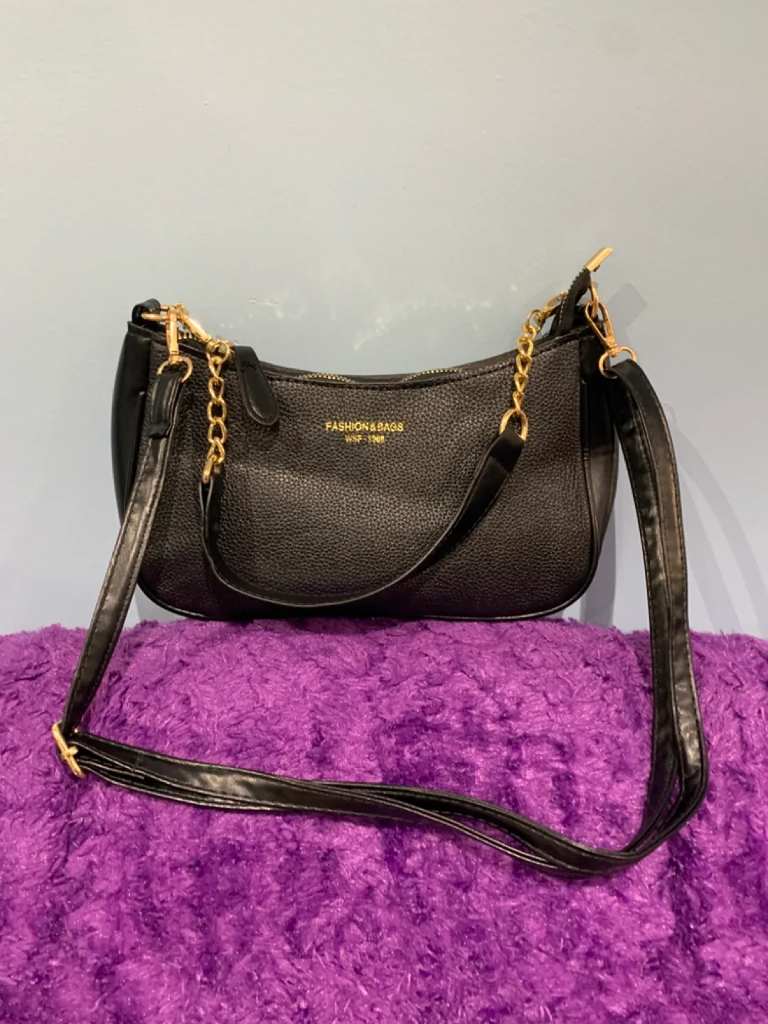 Black Fashion Bag Crossbody Purse thumbnail