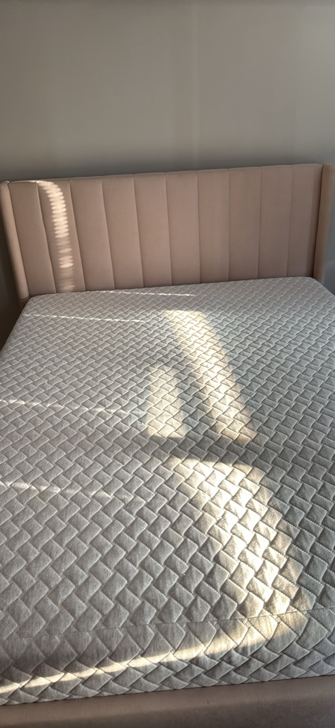 Pink Velvet queen Size Bed Frame - photo 2