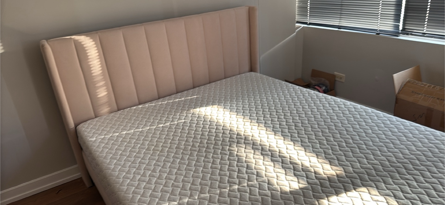Pink Velvet queen Size Bed Frame