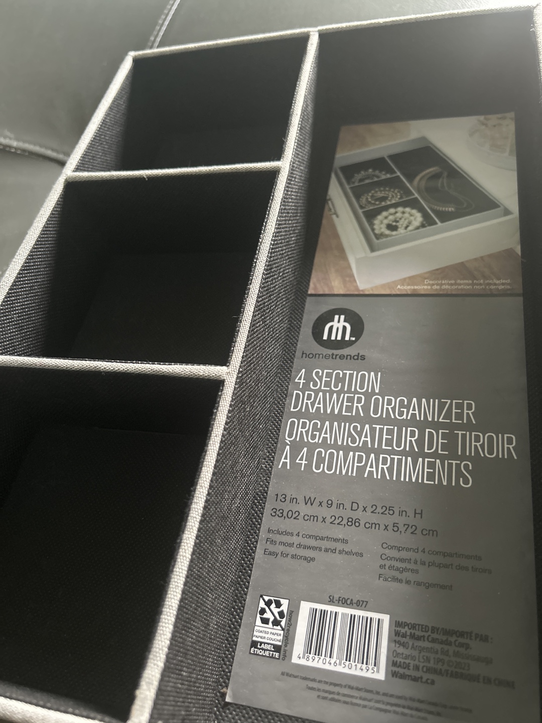 Hometrends 4 Section Drawer Organizer - photo 4