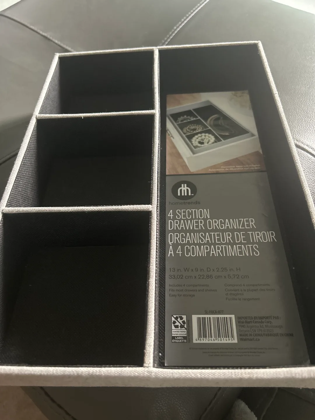 Hometrends 4 Section Drawer Organizer thumbnail