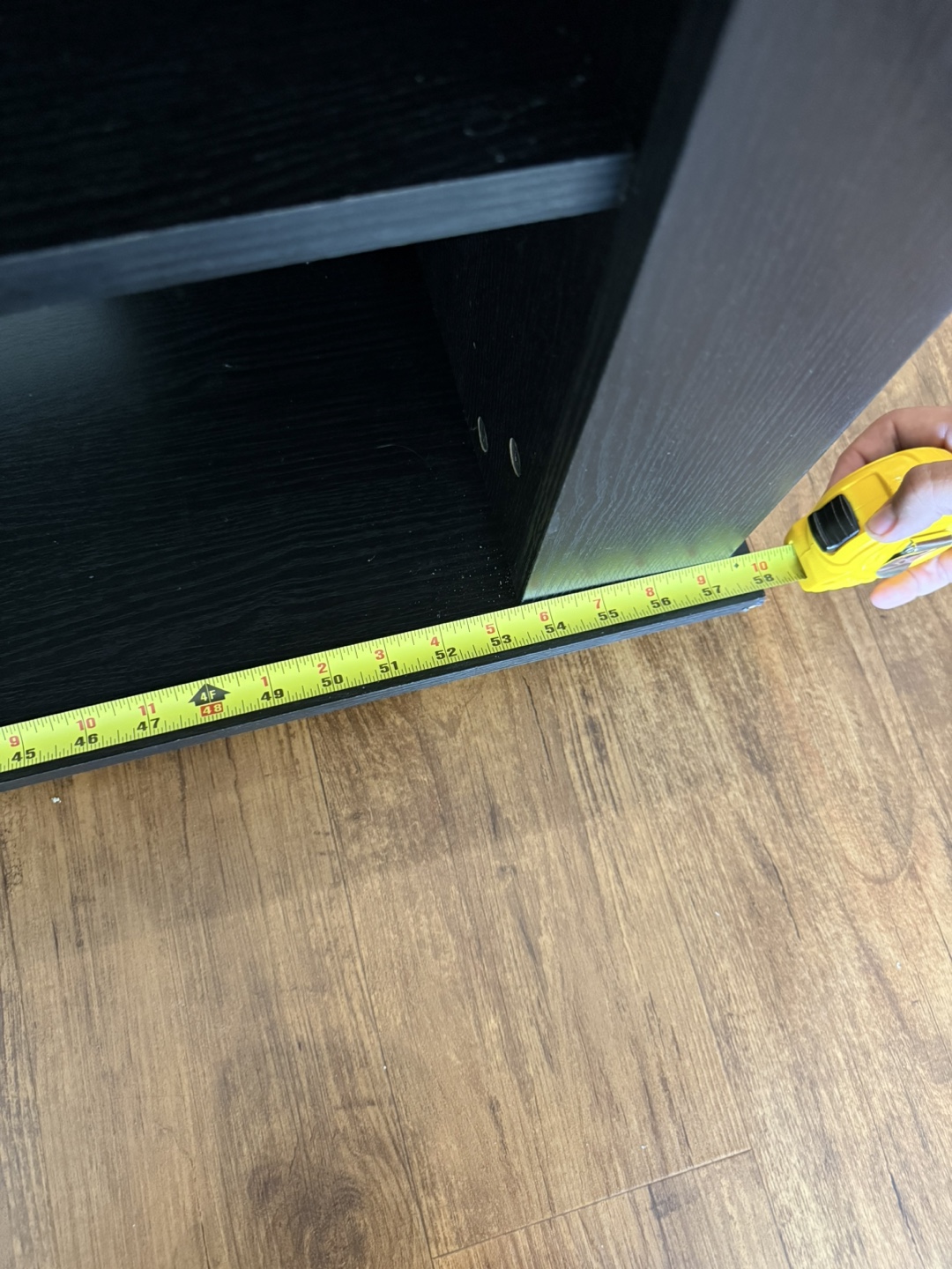Black TV Stand Media Console - photo 3
