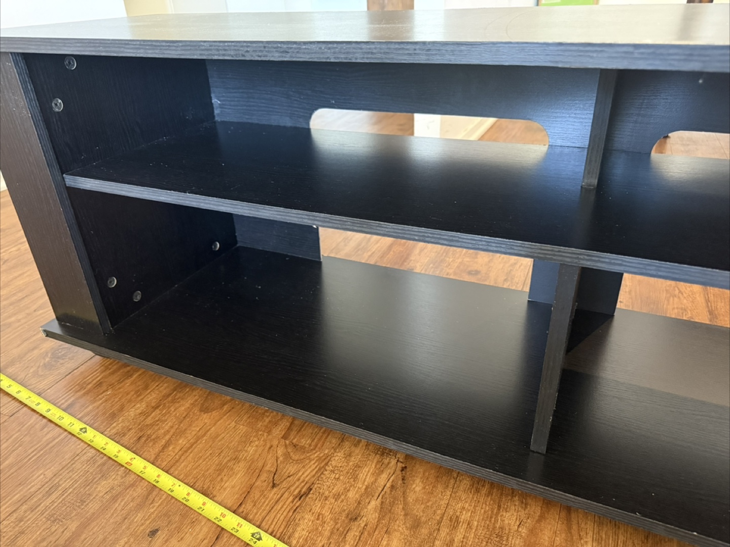 Black TV Stand Media Console - photo 4