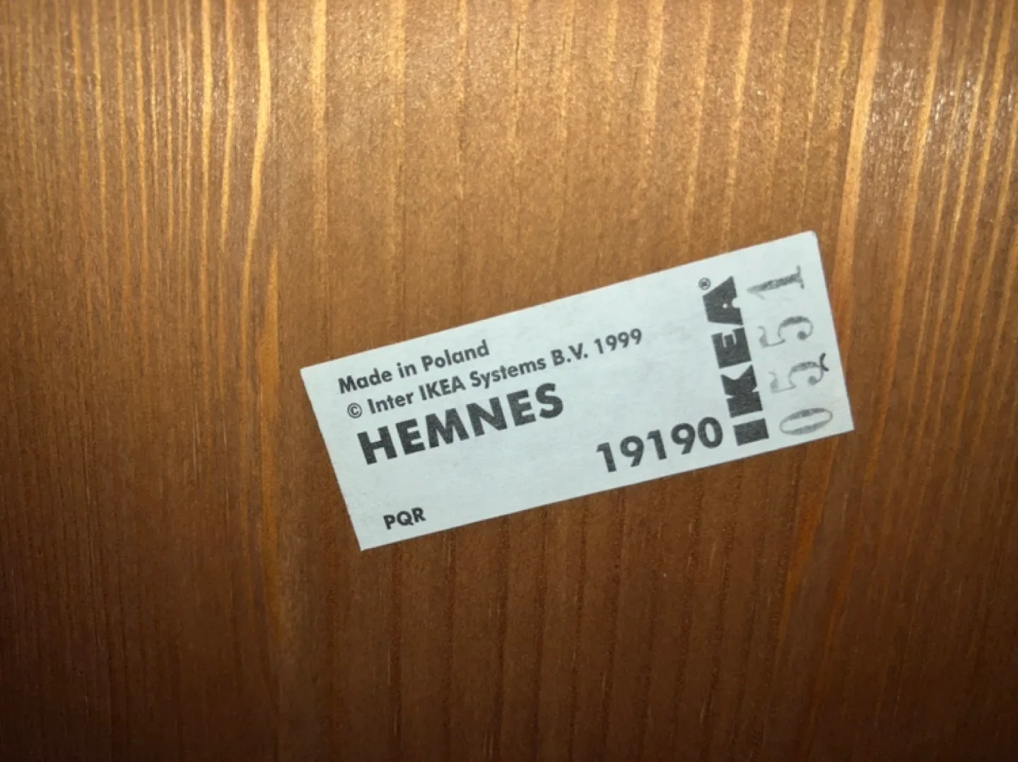IKEA HEMNES Three-Drawer Chest image indicator(5)