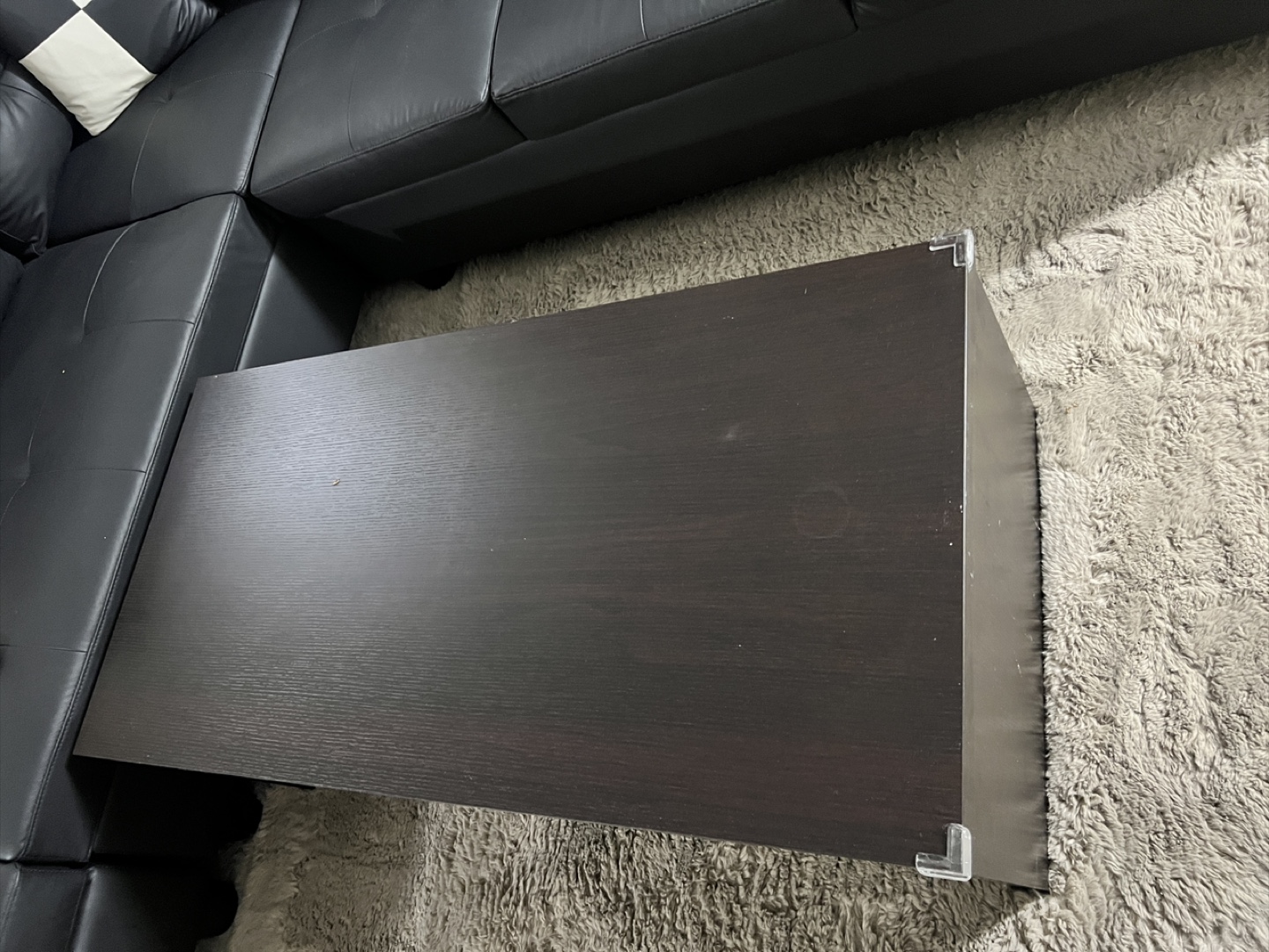 Dark Brown Coffee Table - photo 3