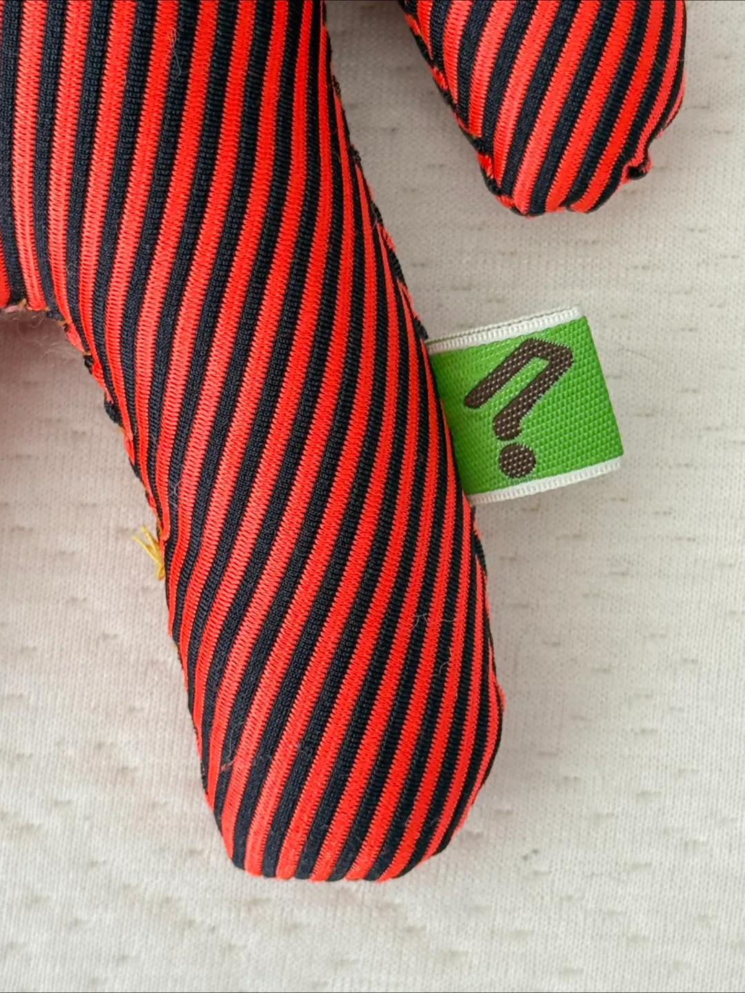 ❤️Handmade Red 🖤 Black Striped Monster- Toy not for young kids image indicator(3)