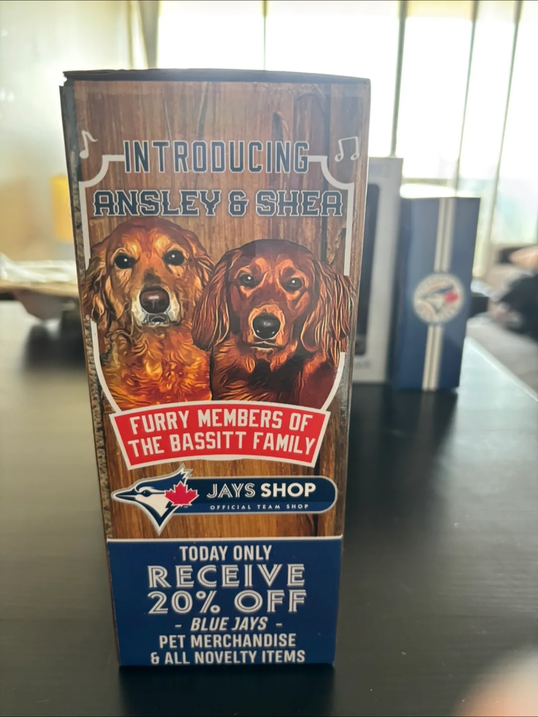 Chris Bassitt Toronto Blue Jays Bobblehead with Dogs image indicator(4)
