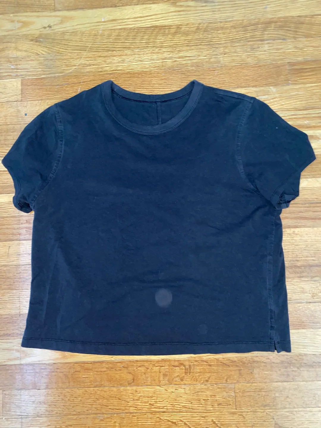 Lululemon Black Cotton Boxy T-Shirt thumbnail