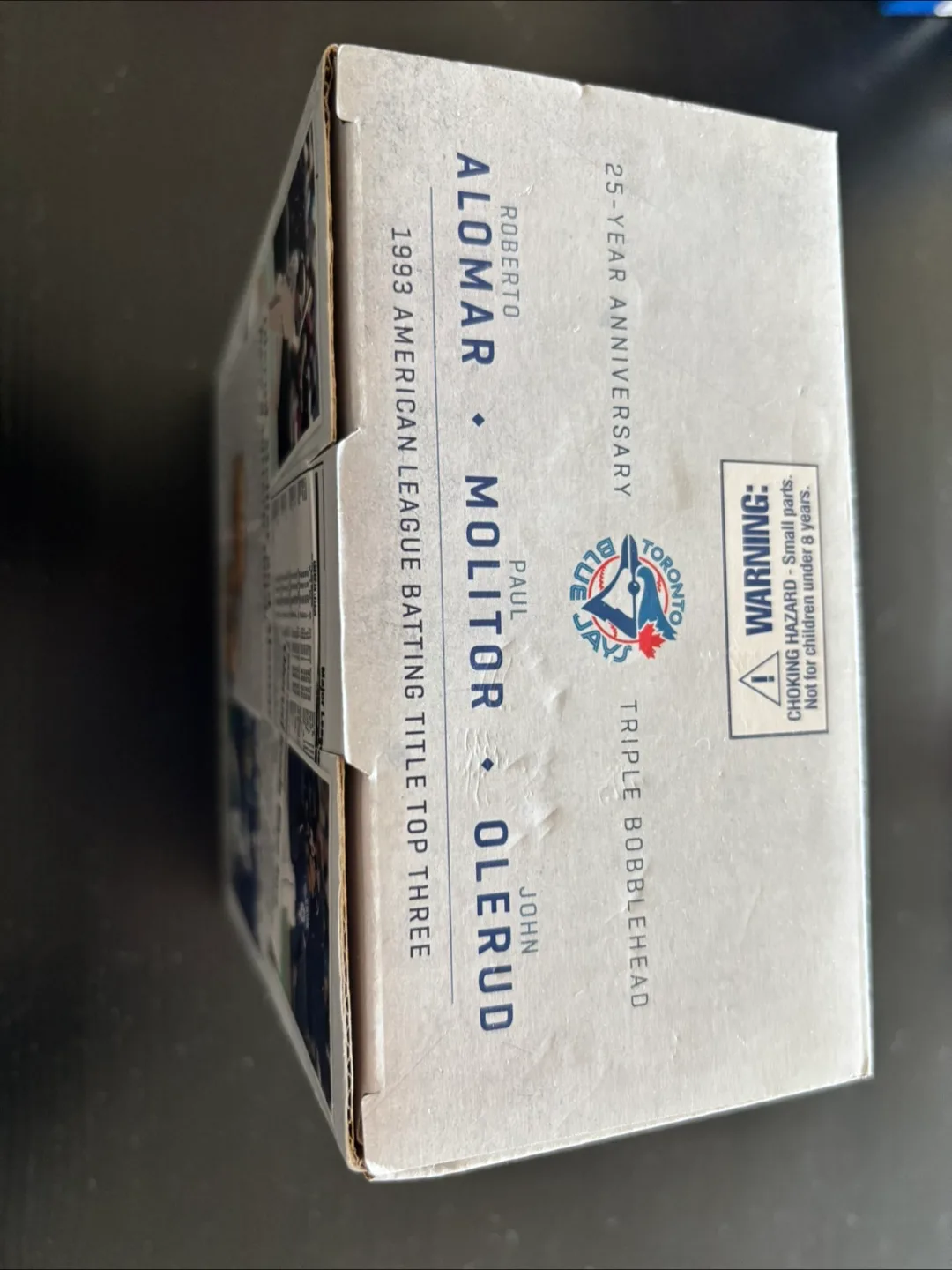 1993 TO Blue Jays bobblehead- Alomar, Molitor, Olerud image indicator(5)
