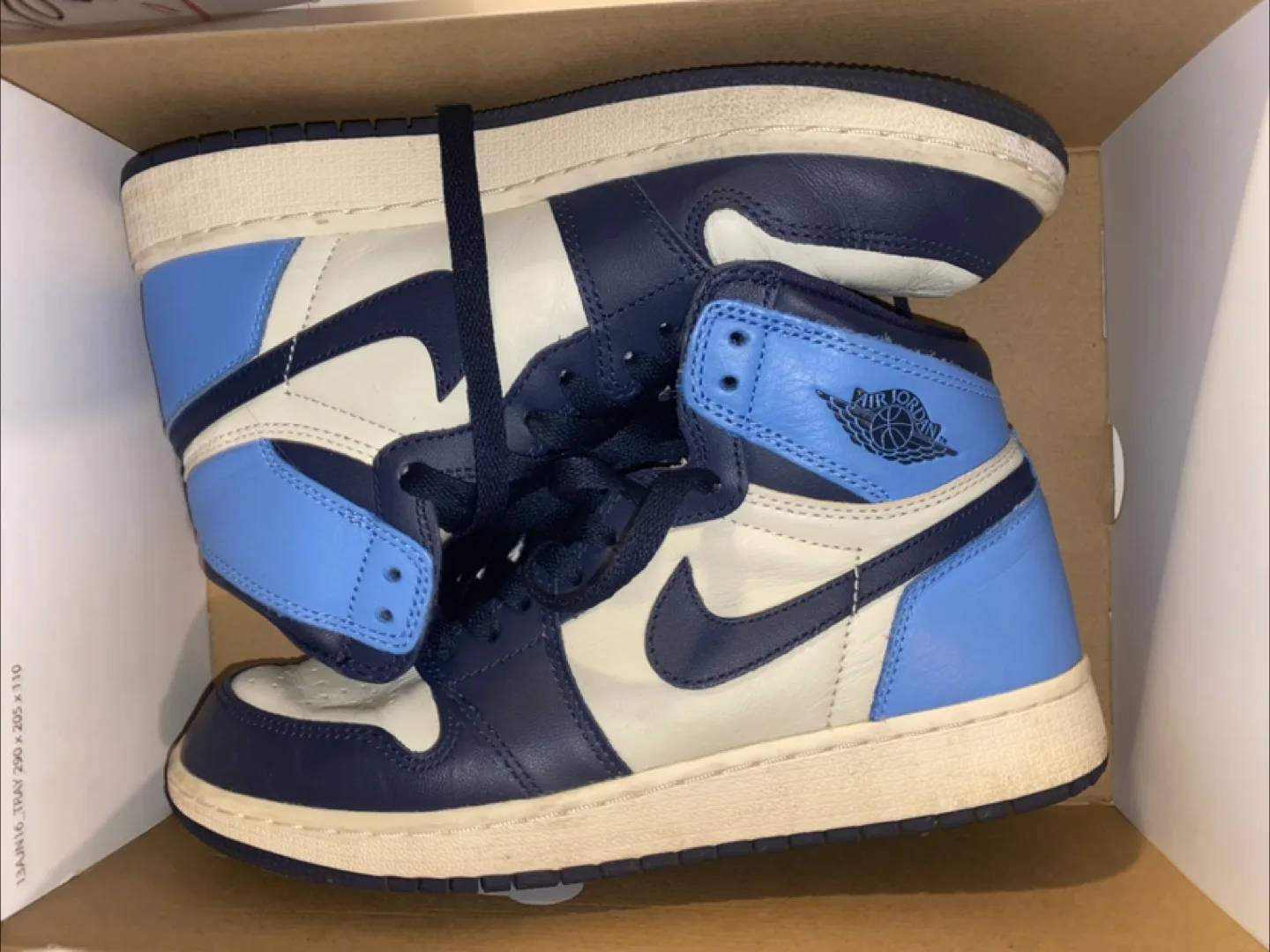 Nike Air Jordan 1 Obsidian Retro High OG Size 5.5Y thumbnail