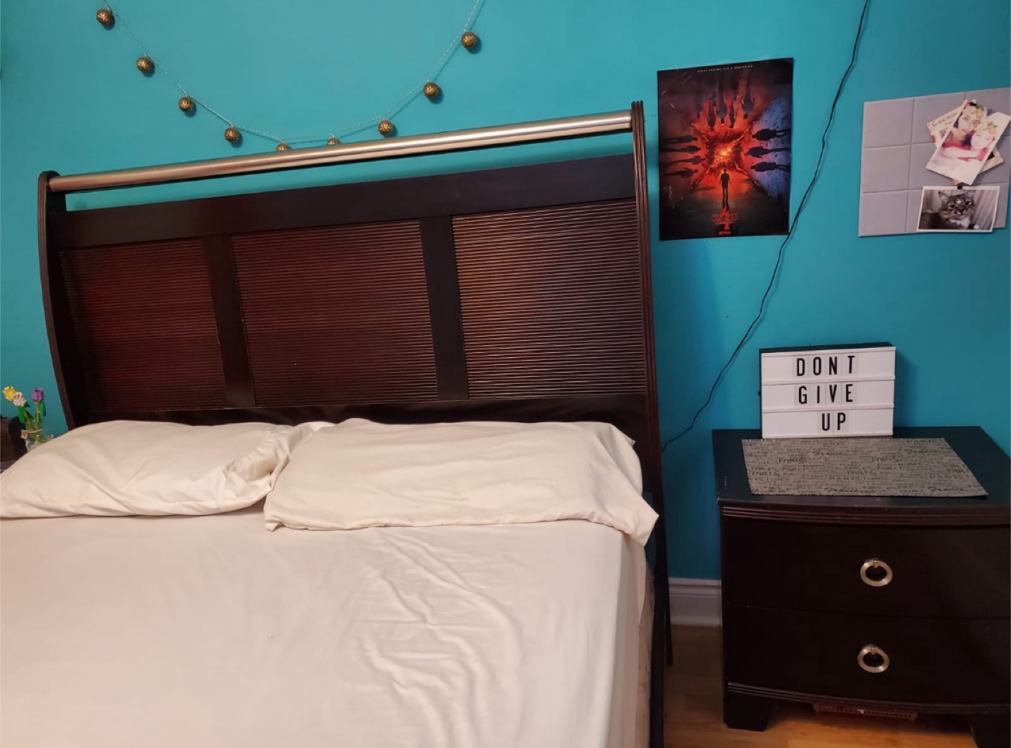 Dark brown bedroom set - photo 4