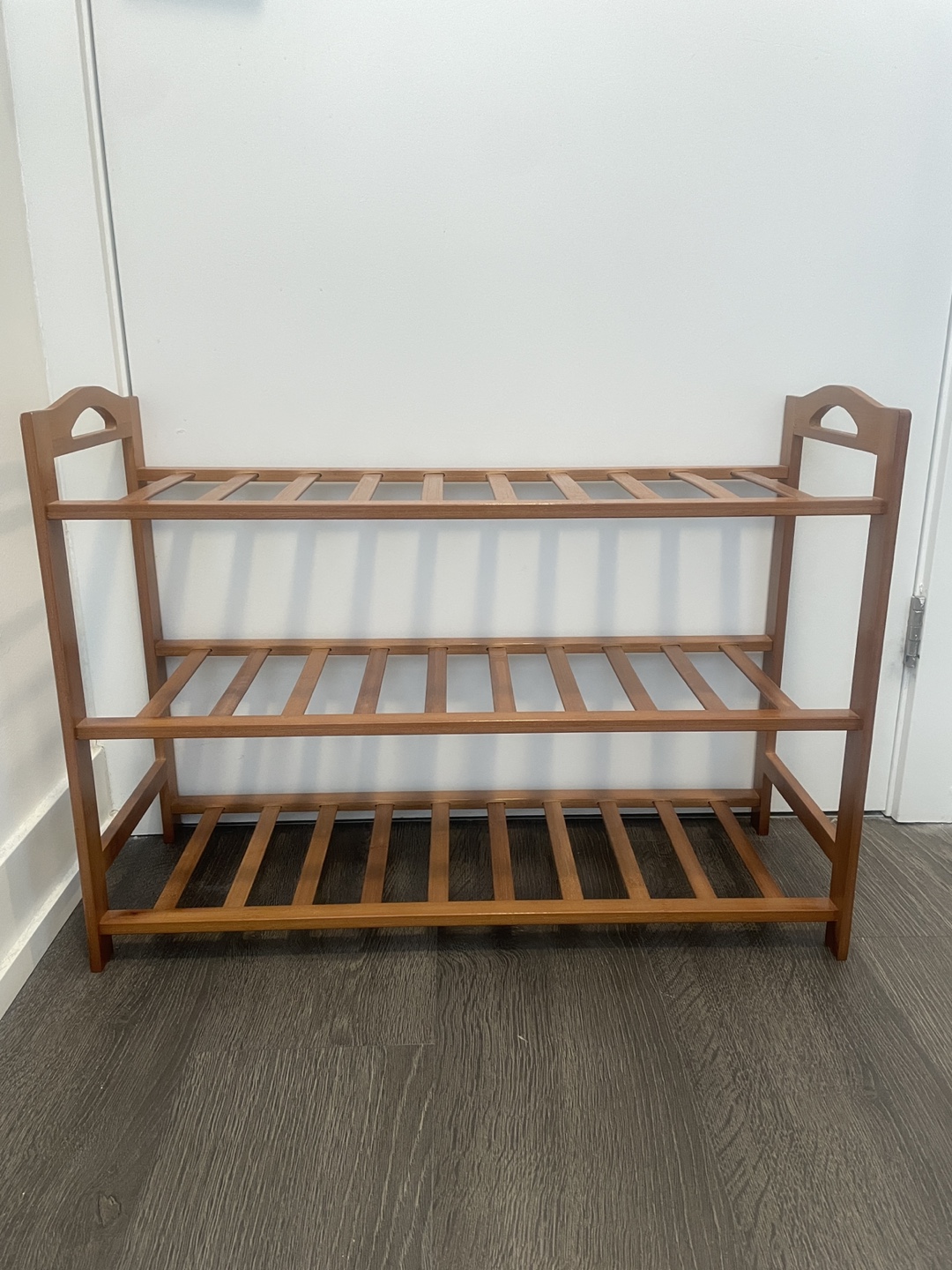 Three-Tier Bamboo Shoe Rack