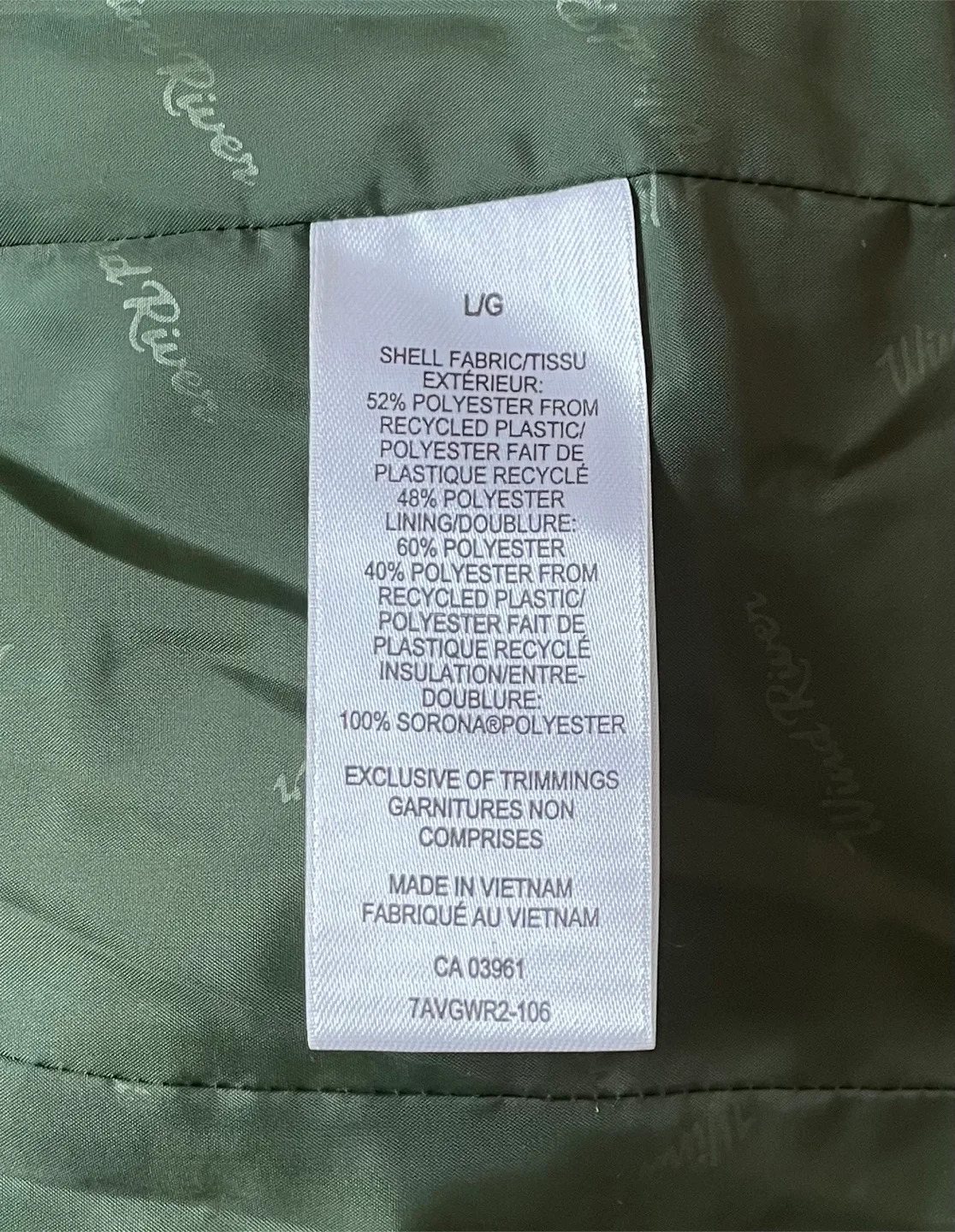 WindRiver’s Olive Puffer Jacket image indicator(4)