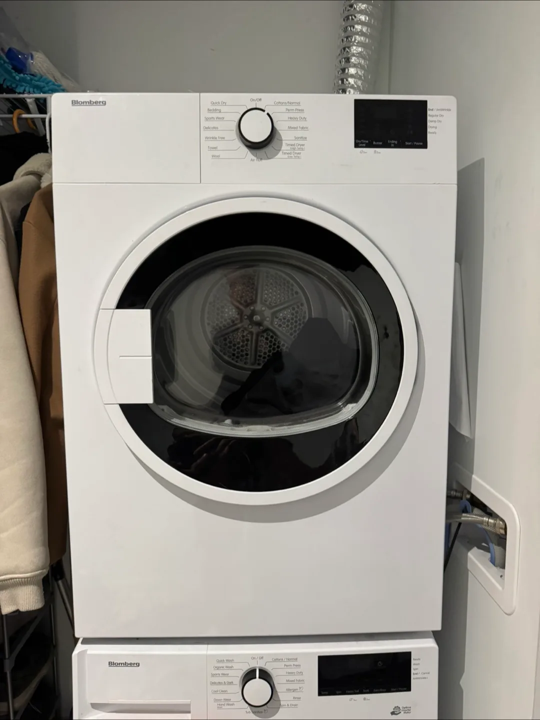 Blomberg White Vented Dryer electric need new circuit board image indicator(2)