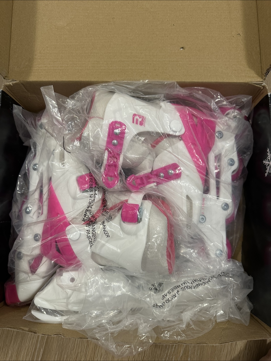 Ryde Convertible Inline/Ice Skates Pink and White Size 12T-2Y - photo 3