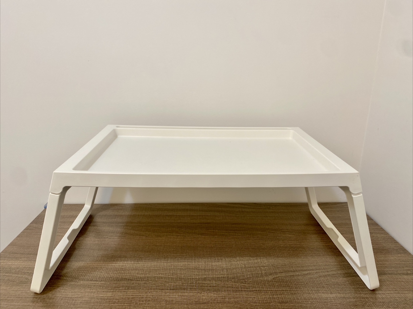 White Foldable Bed Tray / Table on bed