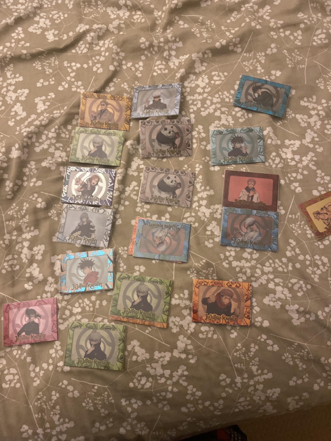 Jujustu Kaisen Character Cards