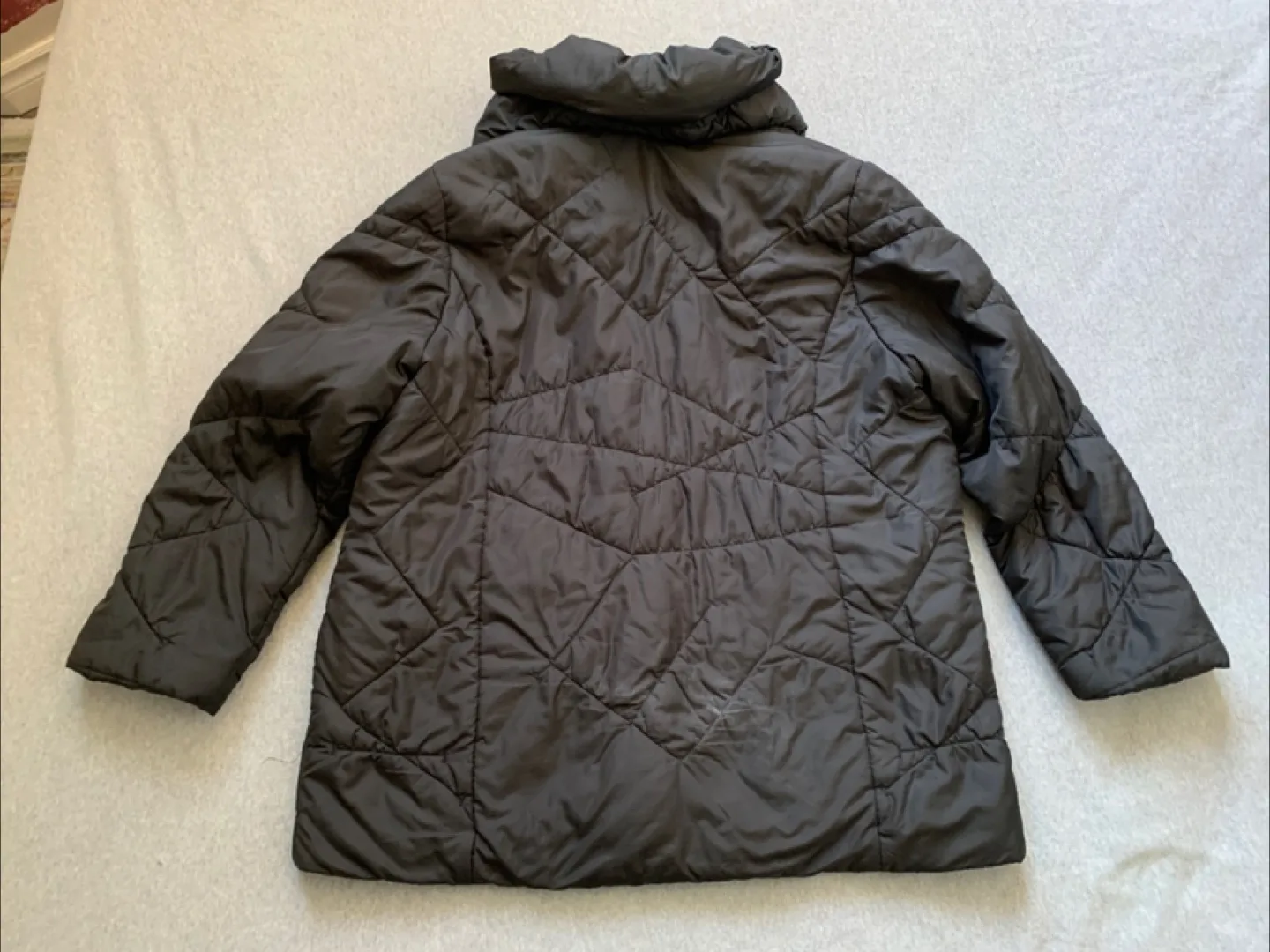 Women's Black Quilted Jacket - Size 1X image indicator(2)