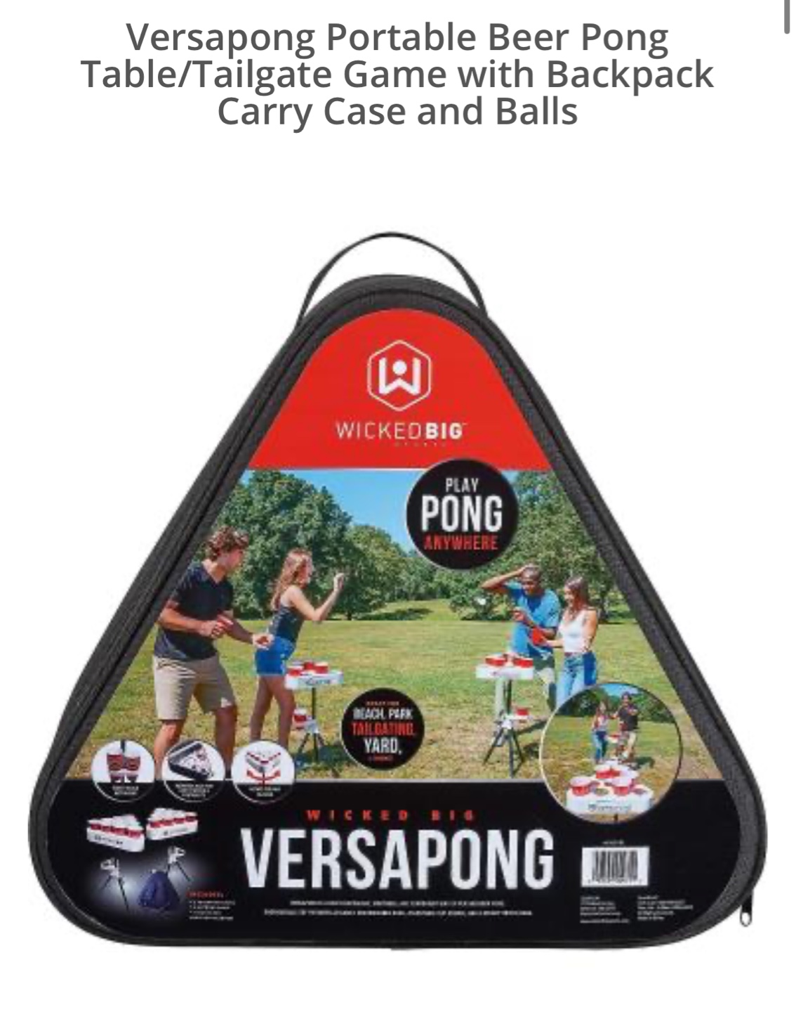 Wicked Big Sports Versapong Portable Beer Pong Game - photo 4