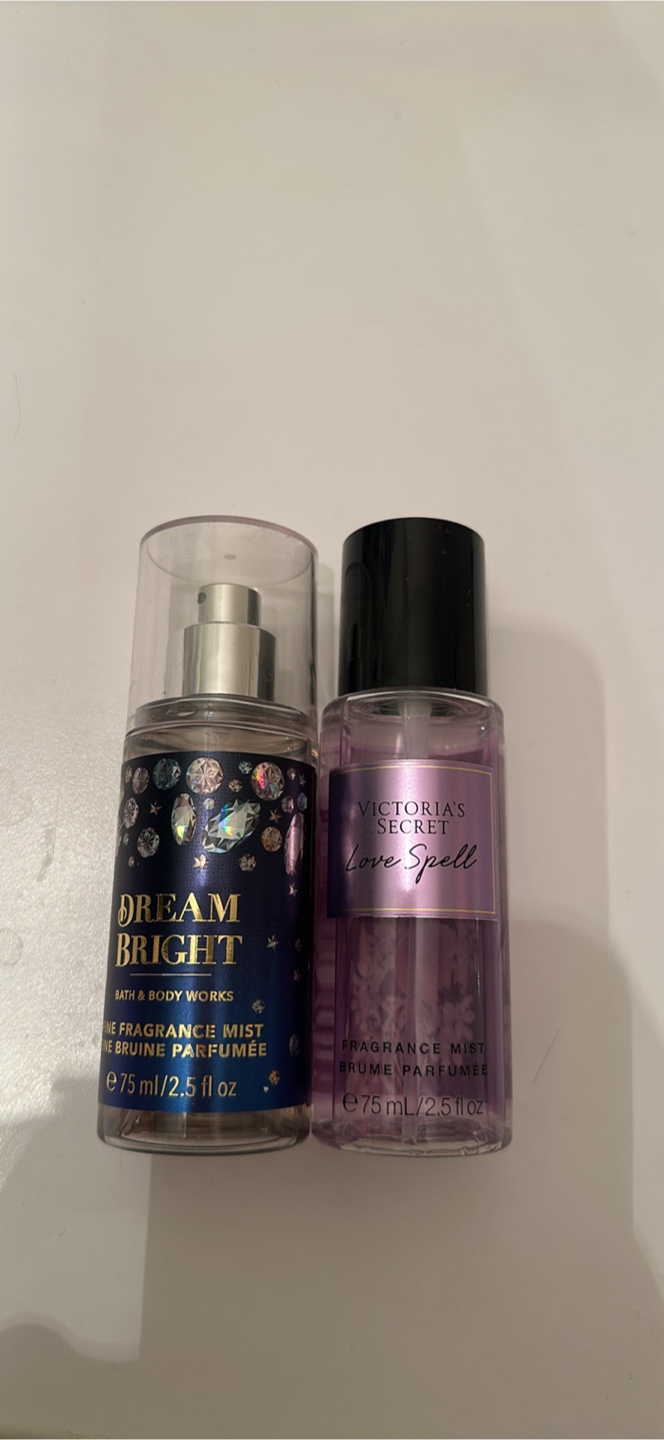 Victoria's Secret Fragrance Mist Duo - Dream Bright & Love Spell