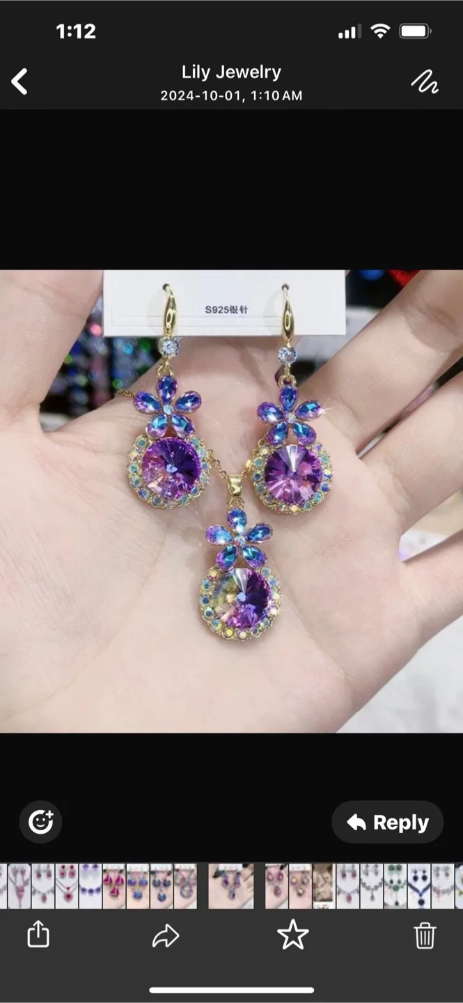 Lily Jewelry Sets - Various Colours & Styles image indicator(3)