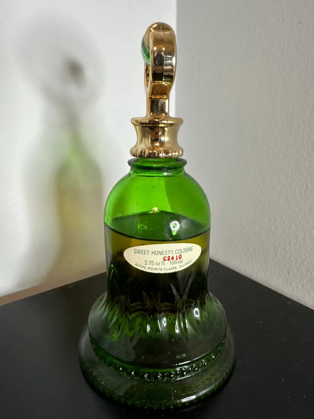 Vintage Avon Sweet Honesty Perfume Green Bottle thumbnail
