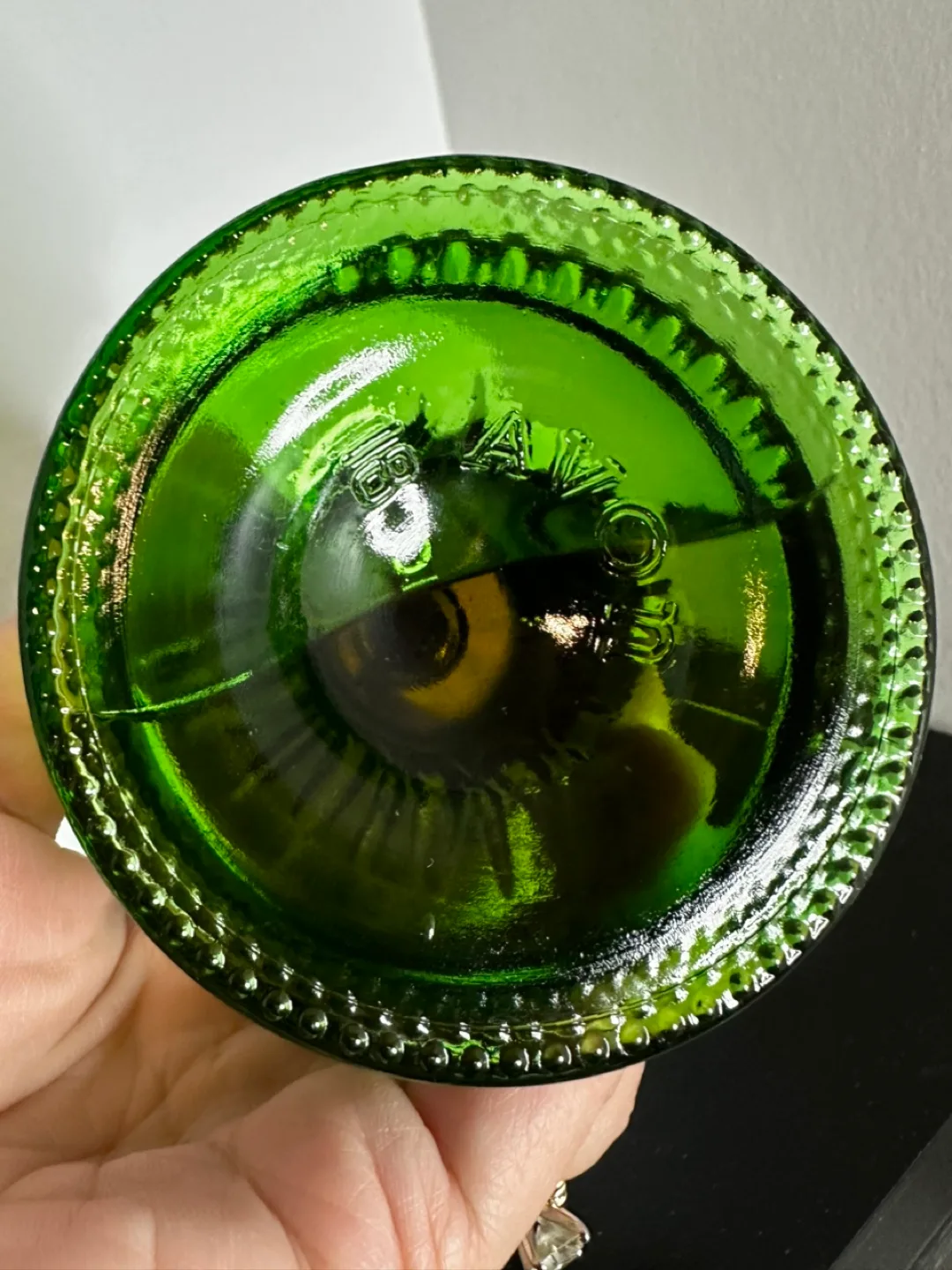 Vintage Avon Sweet Honesty Perfume Green Bottle image indicator(6)