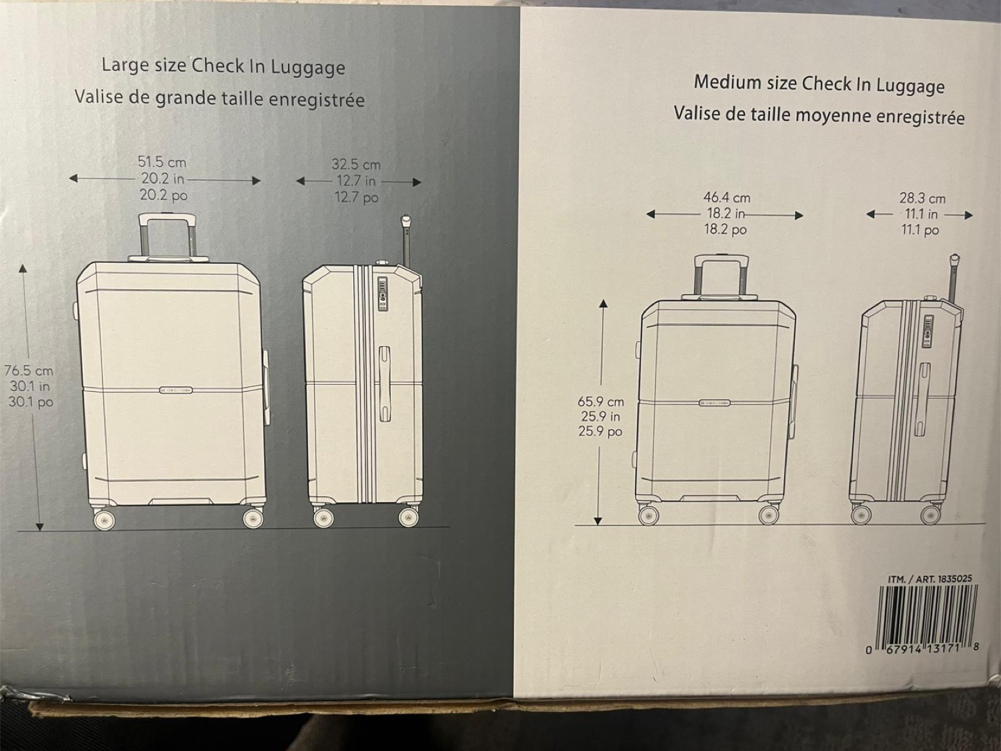 Air Canada Maple Leaf Collection 2-Piece Luggage Set - Charcoal - photo 4