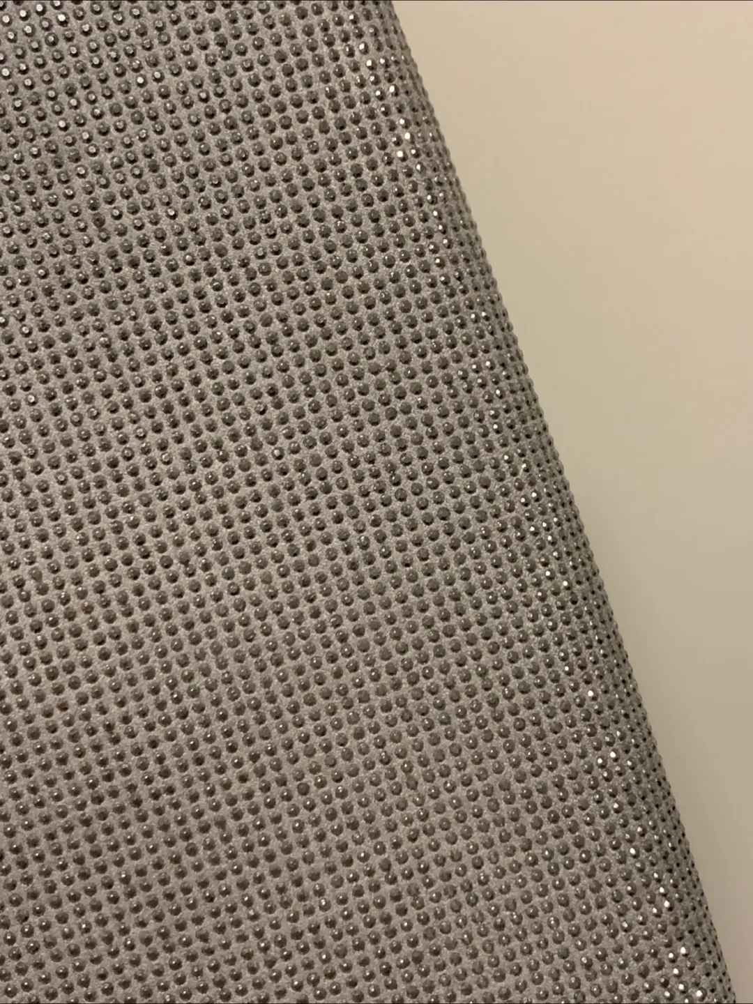 ALDO Grey Rhinestone Clutch thumbnail