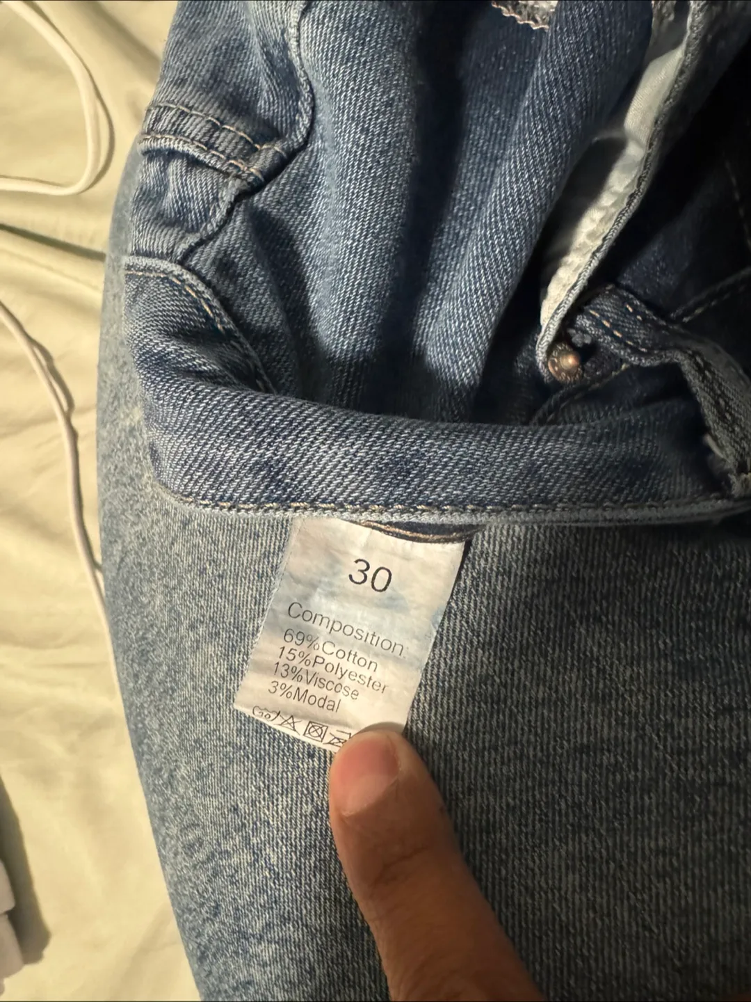 Women's Size 30 Straight Leg Jeans image indicator(3)