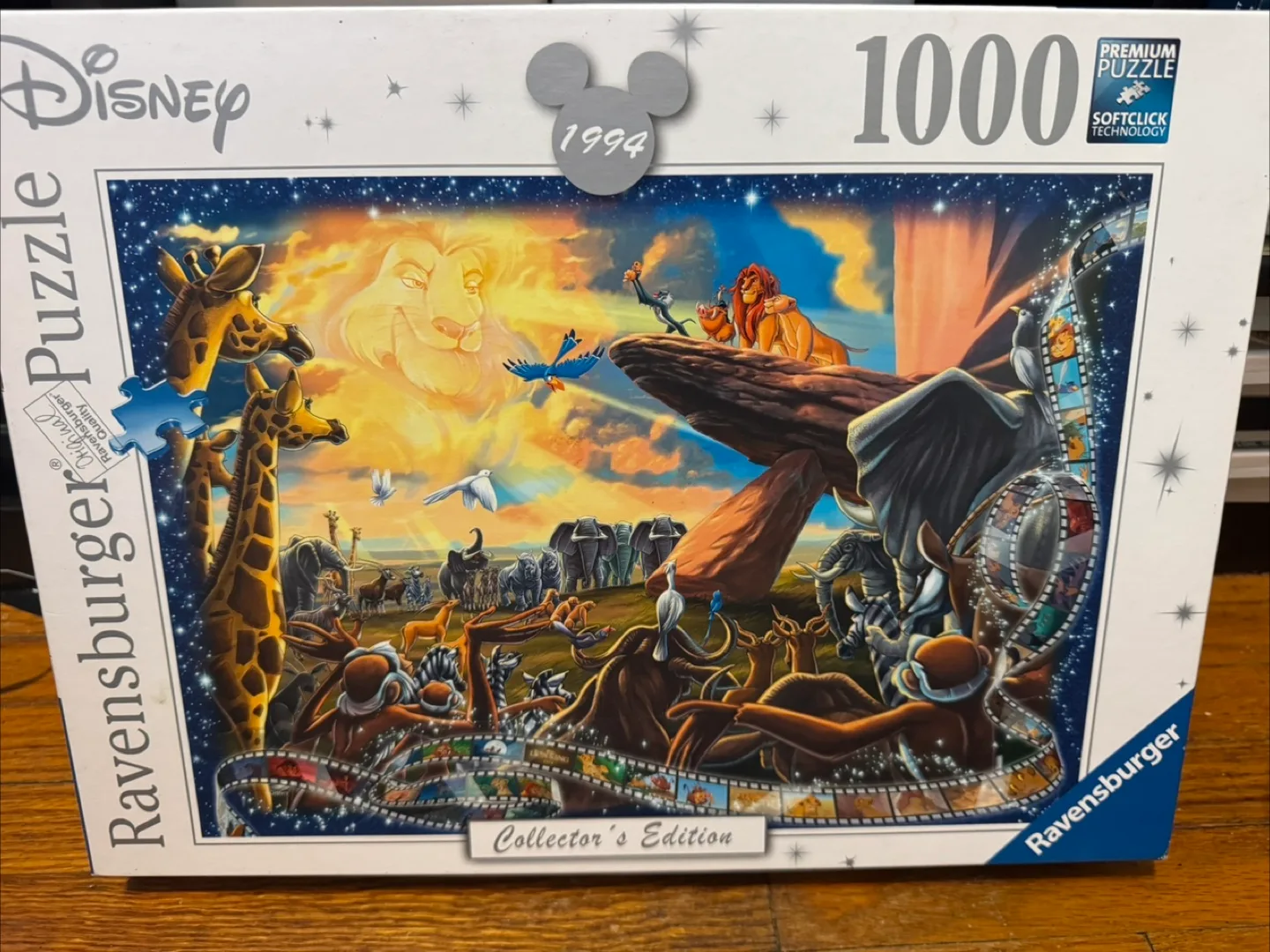 3 Disney Ravensburger 1000-Piece Collector's Edition Puzzles thumbnail