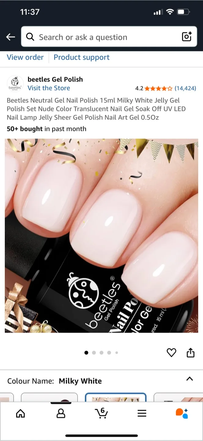 UV LED Gel Nail Dryer with 7 Gel Nail Polishes image indicator(6)