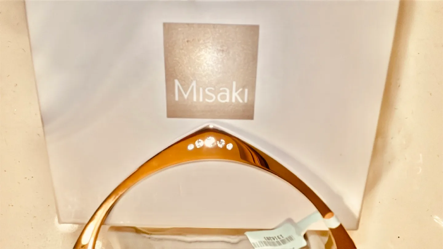 Misaki Rose Gold Bracelet with Crystals image indicator(4)