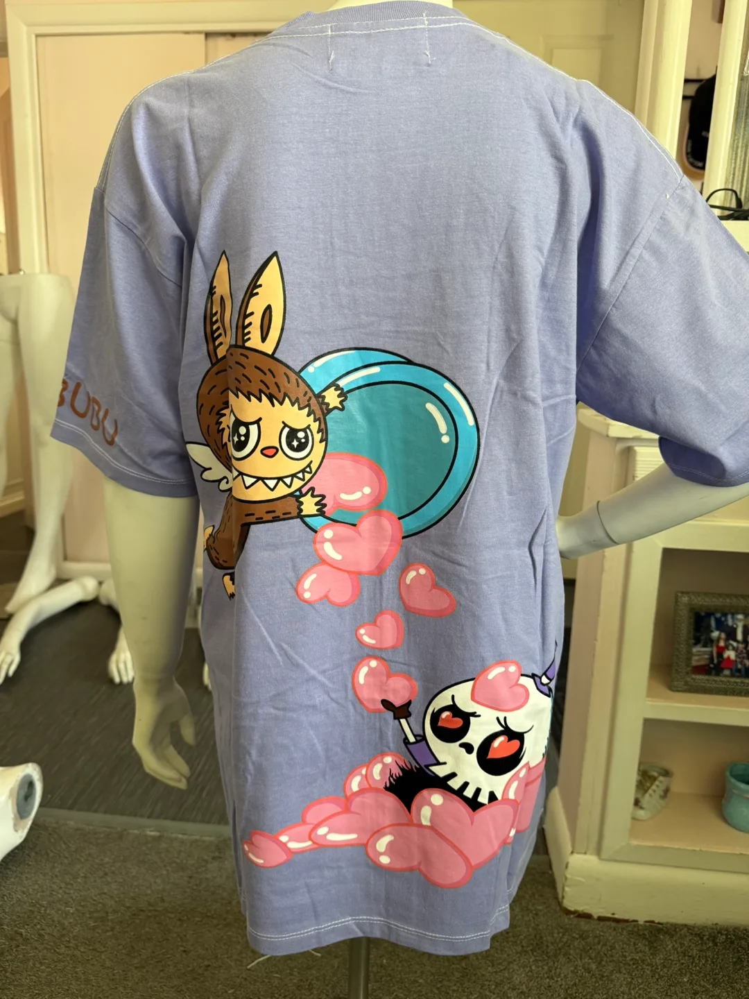 The Monsters Labubu Graphic T-Shirt - Purple image indicator(2)