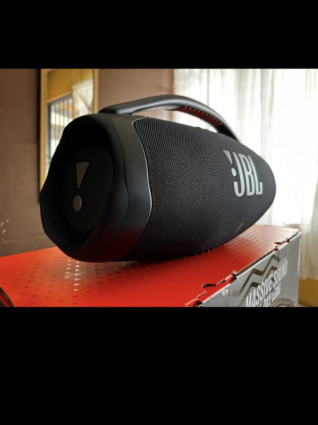 JBL Boombox 3 Portable Bluetooth Speaker - Black