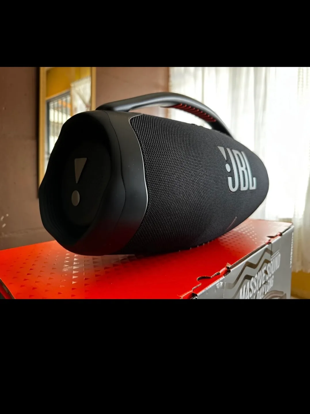 JBL Boombox 3 Portable Bluetooth Speaker - Black thumbnail