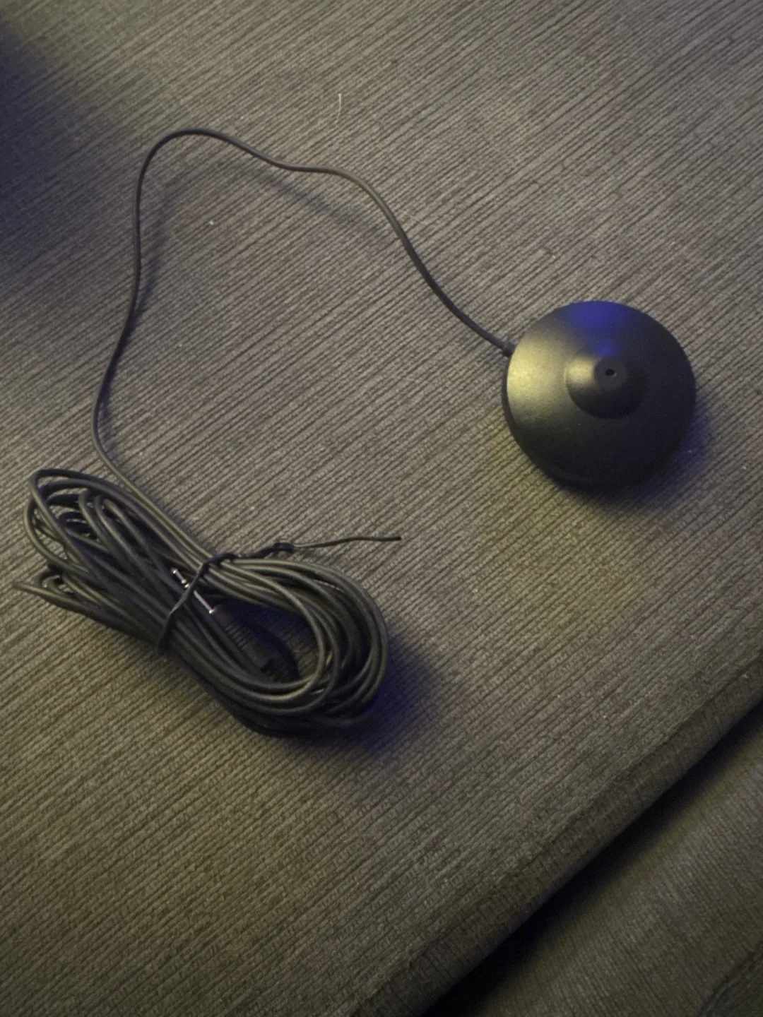 Black Microphone with Cable thumbnail