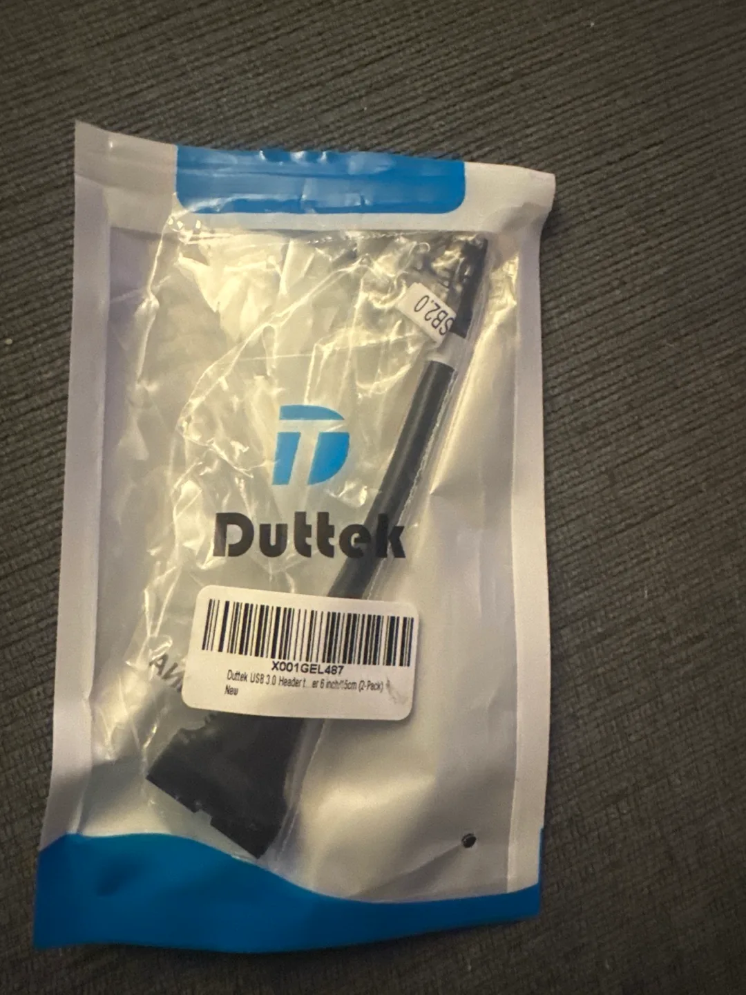 New Duttek USB 3.0 Header Extension Cable (6 inch) thumbnail
