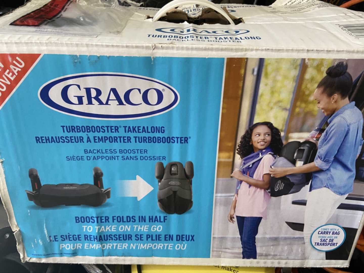 Graco Turbobooster Takeaalong Backless Booster Car Seat