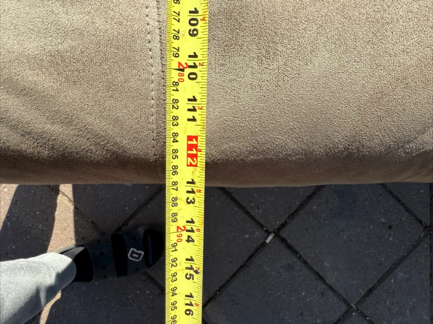 Grey Suede L-Shaped Sectional Sofa image indicator(4)